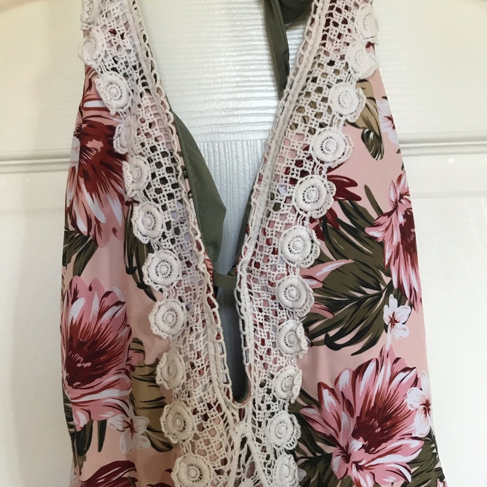 Kona Sol floral one piece swimsuit - Picture 2 of 5